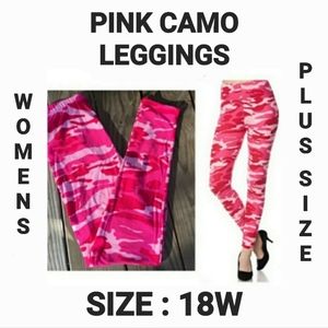 Pink Camo Leggings